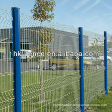 PVC Coated Iron Wire Mesh Fence Panel With Triangle Bends